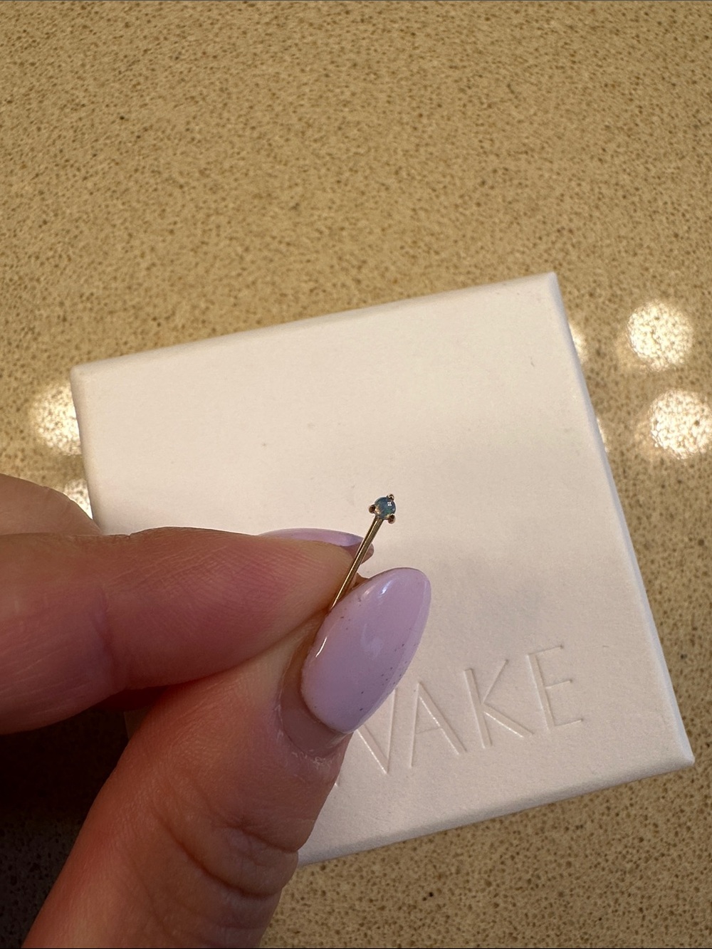 Wwake Opal Drop Stud Earrings - Picture 3 of 4